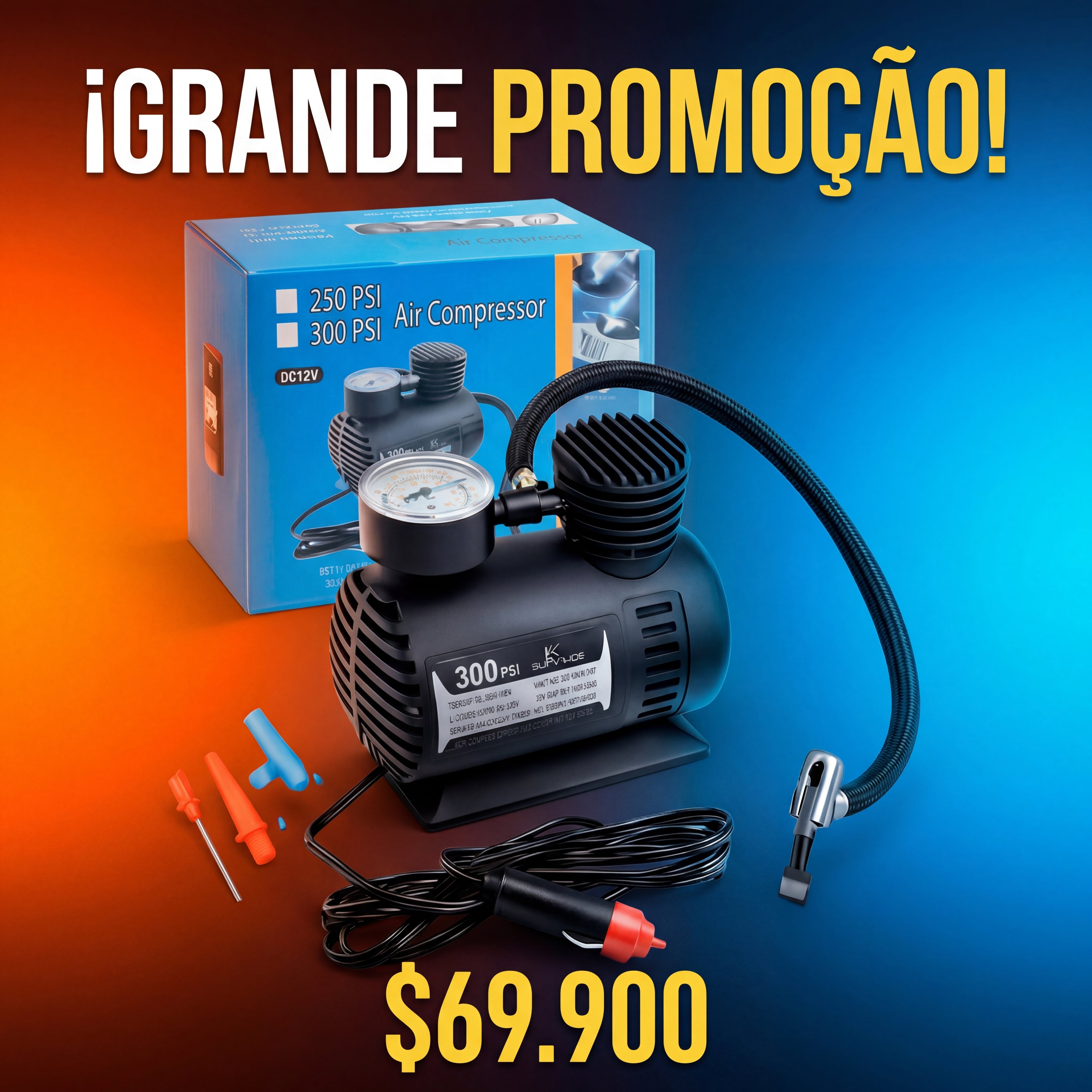 Mini Compresor De Aire- Air Compressor